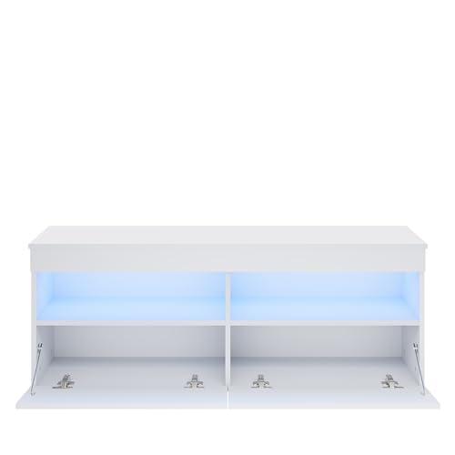 ELEGANT Modern High gloss Long TV Stand Cabinet Television TV Unit with LED Light, 11/12/16/17/18 - Image 10