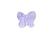 SWAROVSKI ELEMENTS Crystal Butterfly Beads #5754 6mm Violet (8)