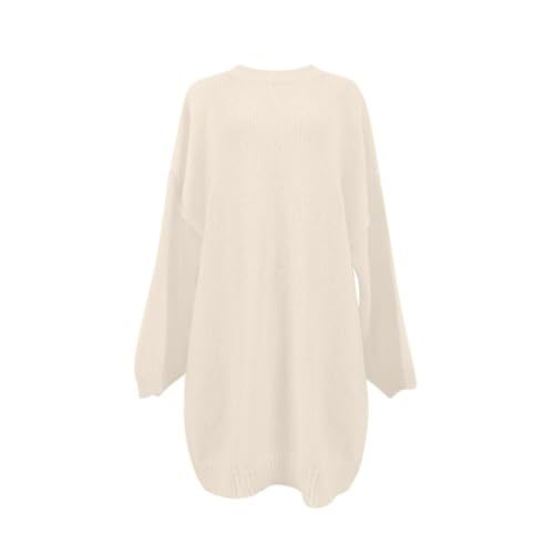 Fall Oversized Sweater Dresses For Women 2026 Crew Neck Pullover - image 4