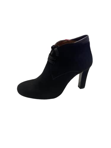 Bottines à lacets Melluso en daim noir avec talon taille 35