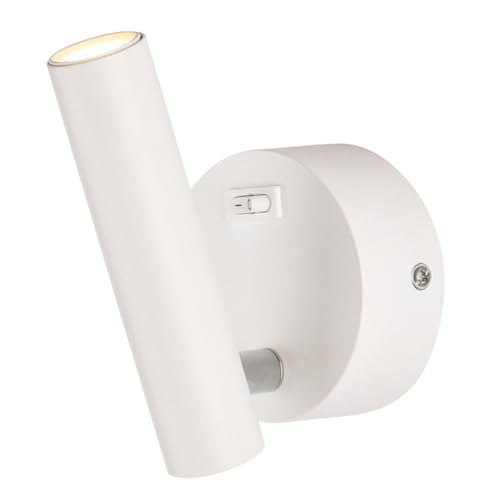 Lámpara de pared LED para dormitorio y lectura luz cálida nocturna