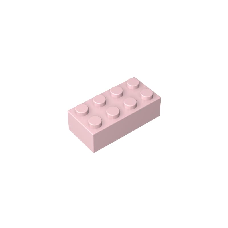Gobricks 3001 Basic Bricks Brick 2x4 50 Pieces GDS-542 Compatible with Lego Building Blocks Color:light pink 17 โ image 1
