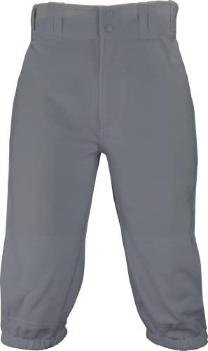 Marucci Sports - Adult Tapered Double-Knit Pant Short Gray, Gray, Adult Small, (MAPTTDKSH-GY-AS)