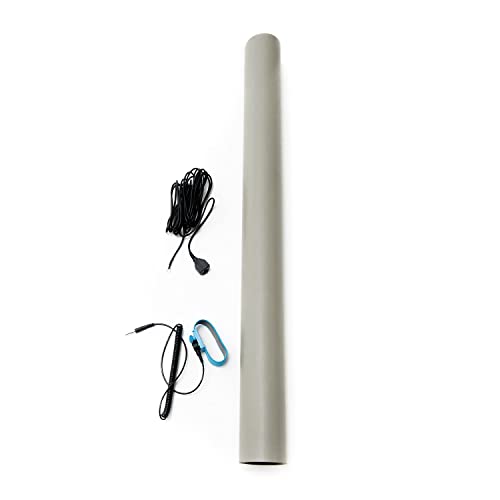 Bertech - 2059USA-2x4GKT ESD Soldering Mat Kit (Made in USA), 2 Feet Wide x 4 Feet Long x 0.06 Inches Thick, Gray, Includes a Wrist Strap and Grounding Cord, RoHS and REACH Compliant