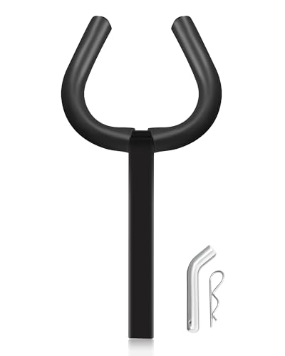 Trailer Hitch Toilet Seat, Portable Hitch Toilet Seat, Fit for 2'' Trailer Hitch Receiver, Convenient for Emergency Use When Camping/Off-Roading/Traveling