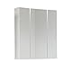 trendteam smart living - Monte - Spiegelschrank - Weiß - Zeitloser Spiegelschrank 3-türig - (BxHxT) 60 x 74 x 18 cm - Badschrank mit 9 Fächern und 6 verstellbaren Einlegeböden - Kratzfest