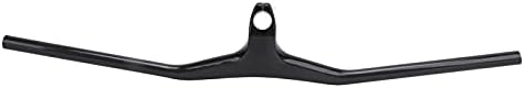 SUNGOOYUE MTB Integrated Handlebar,800x100mm Mountain Bike Carbon Integrated Handlebar 3K Glossy Road Bicycle Stem Handlebar
