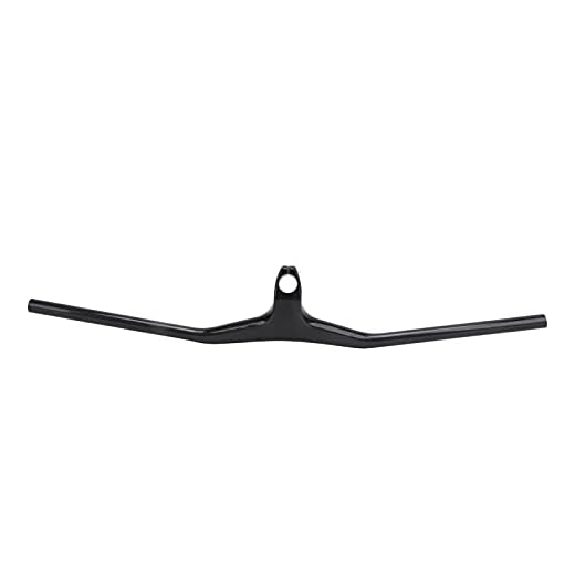 SUNGOOYUE MTB Integrated Handlebar,800x100mm Mountain Bike Carbon Integrated Handlebar 3K Glossy Road Bicycle Stem Handlebar