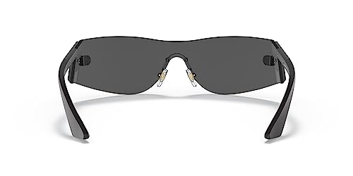 Image of Versace Man Sunglasses Grey Frame, Dark Grey Lenses, 0MM