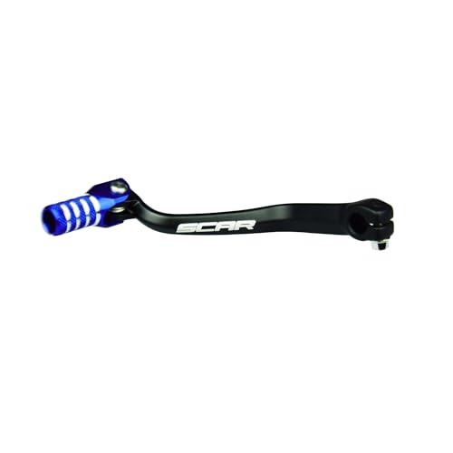 SCAR Folding Gear Shift Lever Shifter Pedal Forged Compatible with SHERCO 250 300 450 SEFR SEF-R SEF 15-26 - Blue