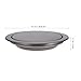 ABOOFAN Drop-in Countertop Trash Bin Lid, Round Waste Chute Lid Stainless Steel Balance Flap Cover Recessed Trash Grommets Swing Trash Can Accessories fit 18-20cm Hole