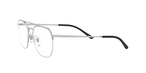 Image of Ray-Ban Unisex Clear Lens Square Frames - 0RX6444