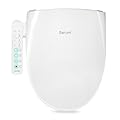 Barumi BM-5000 Electric Elongated Bidet for Toilet, Warm Seat & Air Dryer, Warm Water & Pressure, Self-Cleaning, Child Mode, Eco Mode, Night Light, Hybrid Heating, Soft Close Lid