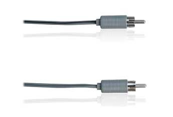 12-Ft. Speaker Cable with RCA Plugs (Black)