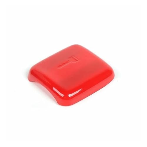 Accessori Auto Copertura decorativa per accendisigari per auto per Jeep per Renegade per Cherokee 2019-2024 Up Accessori interni Copertura Del Pannello(Rosso)