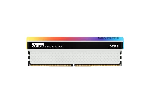Klevv Desktop Pc Memory Ddr5-6000Mhz Pc5-49600 Cras Xr5 Rgb 16Gbx2 288Pin 1.3V Sk Hynix Memory Chip (Kd5Agua80-60E400S) #TOP4