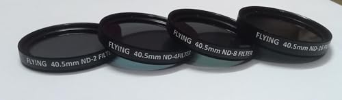 Image of 40.5mm ND Filter for Camera [ ND-2, ND-4, ND-8, ND16 Set of 4 Pcs ] Neutral Density Filters 40.5mm