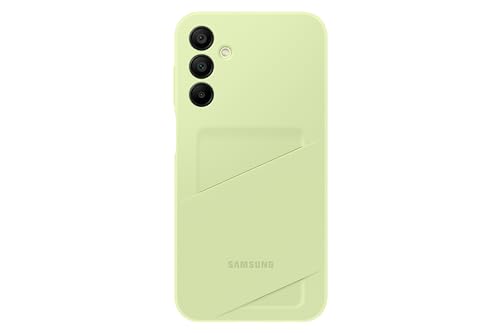 Samsung Card Slot Cover custodia con tasca per tessere per Galaxy A15 | A15 5G, Lime