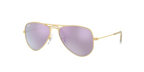 Ray-Ban 0rj9506s Gafas de Sol, Matte Gold, 50 Unisex-Niño