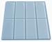 Frosted Sky Blue Glass Subway Tile 3" x 6" Sample