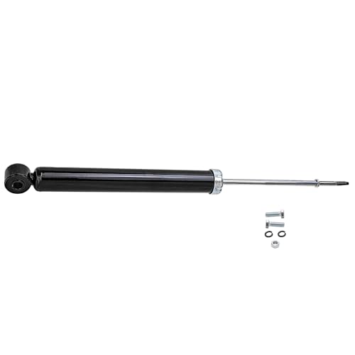 Image of Detroit Axle - Rear 2pc Shock Absorbers for 01-06 Hyundai Santa Fe, 2 Shock Absorbers Assembly 2001 2002 2003 2004 2005 2006 Replacement