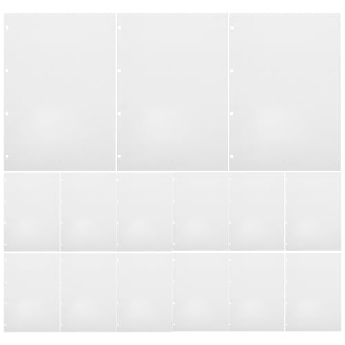 Parliky Hojas de Papel Sueltas A4 para Álbumes de Recortes Papel de Doble Cara para Cuadernos y Agendas Recambio de 40 Hojas Perforadas para Planificadores y Diarios Uso Creativo y