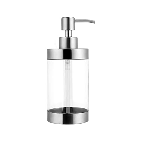 Dispensador Jabón Líquido MAX COOK Acero Inoxidable 304 Plata Mate Cover
