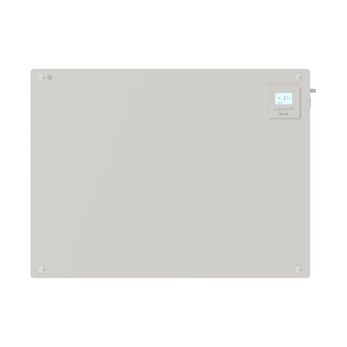 Fácula - Panel Cerámico Programable 550 W | Programación diaria/semanal | Función Ventanas Abiertas | Pintable