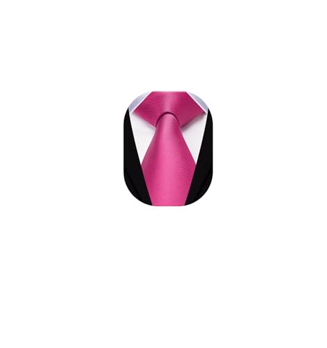 Image of Enlision Ties for Men Solid Color 3.35 inch Formal Business Necktie Classic Satin Mens Wedding Party Ties