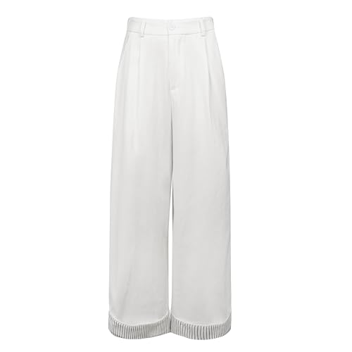 Women's High Waisted Loose Business Wide Leg Pants Loose Wide Leg Casual Straight Leg Pants for Women