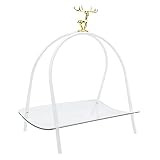 TOPBATHY Soporte De Postres Decorativo Para Frutas y Tartas Para Fiestas y Celebraciones Canasta Multiusos Elementos De Alce Unidad Elegante y Práctico Para Hogar Cocina