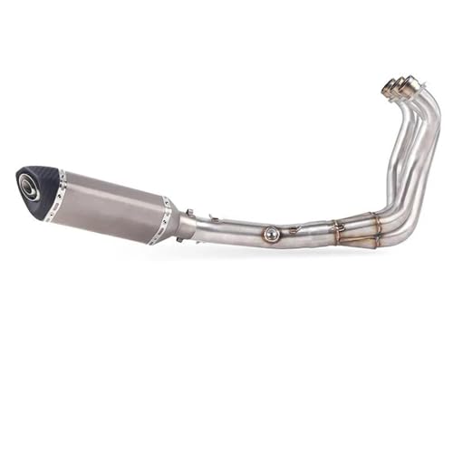 Silencieux d'échappement moto argent anti-vibration pour MT-09 et XSR900 ligne complète stable