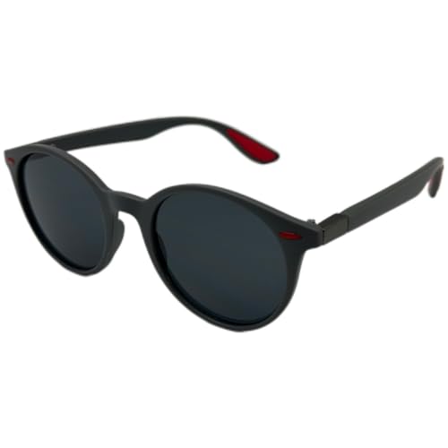 Image of Polarized Sunglasses, Unisex, UV Protection, Round Shape Ideal for Fishing, Beach, Driving, Traveling, and Cycling