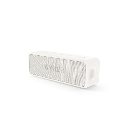 Soundcore Anker 2, 12W Dual-Driver, Portable Bluetooth Speakers for Daily Use, and Wireless, 24-Hour Playtime, IPX7 Water Resistant, Built in Mic, 66