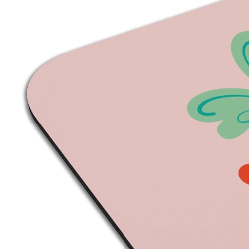 Set de table Balance rose en caoutchouc lot de 4 grand format - 4