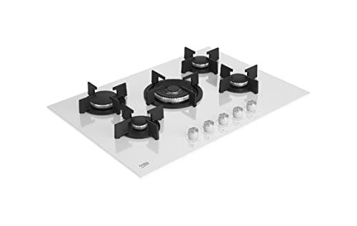 Beko HILW75222SW plaque Intégré Gaz Plaques Intégré Gaz Verre Rond - vue 3