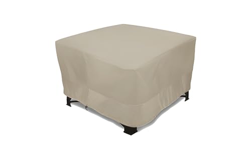 Eevelle Meridian Patio Square Table Set Cover with Marine Grade Fabric - Outdoor Table Cover - Furniture Set Covers for Dining Table - Easy to Install - (25.5