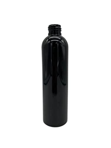Natural Farms 8 oz Black Cosmo Plastic Bottles -12 Pack Empty Bottle Refillable - BPA Free - Essential Oils - Aromatherapy | Black Press Down Disc Cap - Made in the USA4