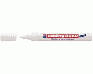 Edding Reifenmarker 8050 weiss Tyre Marker für Reifen und Gummiteile, Verpackungseinheit: 10 Stück