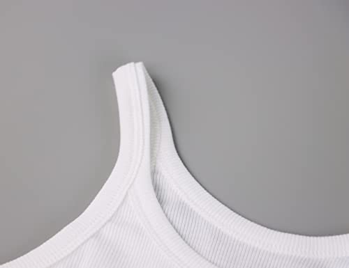 KAMISSY Women's Sleeveless Crop Tank Top Slim Fit Scoop Neck Ribbed Knit Basic Crop Cami Shirts Tops2