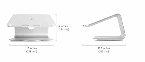 Rain Design mStand360 Aluminum Laptop Stand with 360° Rotating Base — view 3