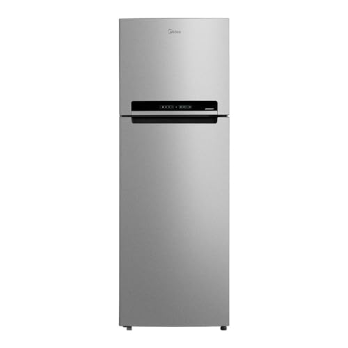 Geladeira Frost Free Duplex 394L Inverter Cor Prata Midea Geladeira Frost Free Duplex 394L Inverter Cor Prata Midea
