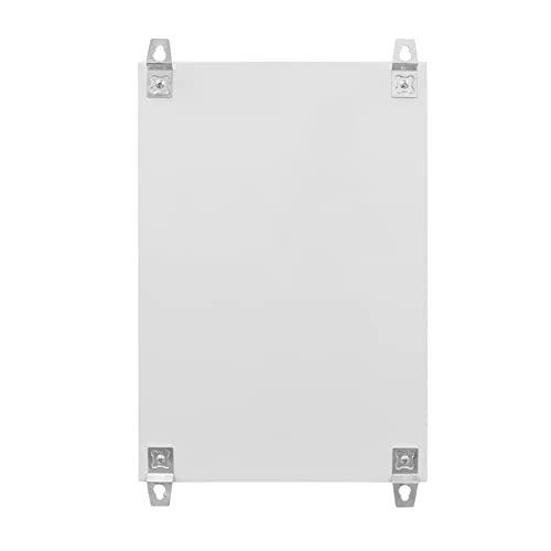 Ip55 Weatherproof Steel Enclosure, Nema 4X Steel Electrical Box Wall-Mounted Electronic Equipment Enclosure Box, Outdoor/Indoor Electrical Junction Box, With Mounting Plate And Wall Bracket 24X16X12“ #TOP7