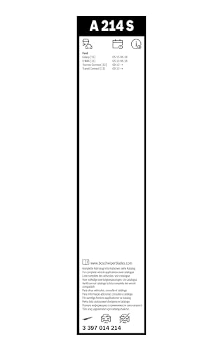 Image of BOSCH 3397014214 AeroTwin Wiper Blade Combo - Set of 2 (30 inch& 30 inch) Pinch Tab | Driver and Passenger Side Original Equipment Replacement Blades