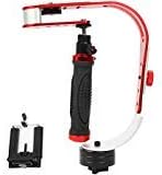 Handheld Video Camera Stabilizer Steadicam Steady for GoPro, Smartphone, DSLR, Camcorder, Canon, Nikon, Digital Camera or Any Camera up to 2.1 lbs.