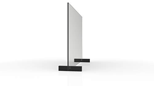 Spuckschutz mit Durchreiche aus gehärtetem Glas 100×70 cm