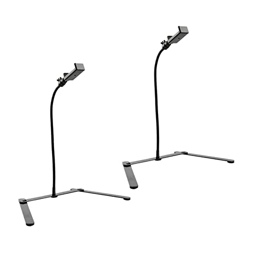 Spourita 2X Trípode Ajustable con Soporte para TeléFono MóVil, Soporte para TeléFono En El Techo, Soporte En Línea para Enseñanza En la Mesa para Transmisión En