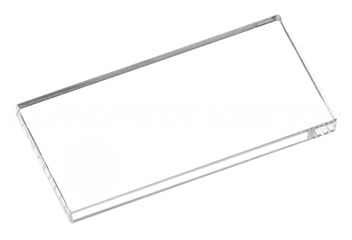 Cleverdelights GTRE12-10 1 Inch X 2 Inch Rectangle Glass Tiles thumb #2