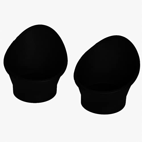 顕微鏡キット 2 ピース/セットアップグレード顕微鏡ゴム接眼レンズカバーガード用実体顕微鏡単眼大型接眼レンズガード 顕微鏡レンズアダプター