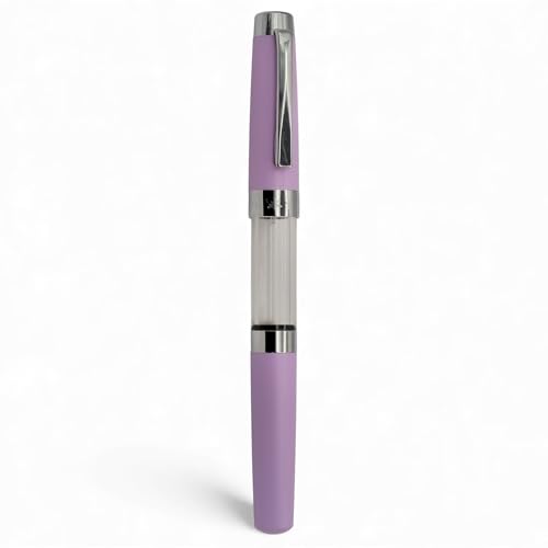 Image of Venti Fountain Pen - Metal Luxury Pen, Schmidt Nib (Medium), Best Pen Gift Set for Men & Women, Professional, Executive, Office, Nice Pens,Return Gift (F3024-Purple)